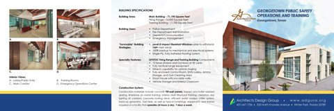 Outside/Front - Georgetown Tri-Fold Brochure - Click right side arrow > to view flip side