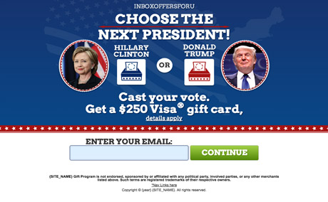 Political Landing Page
