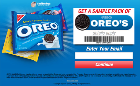 Cookie Landing Page Build