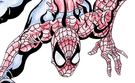 Spider-Man Upside Down